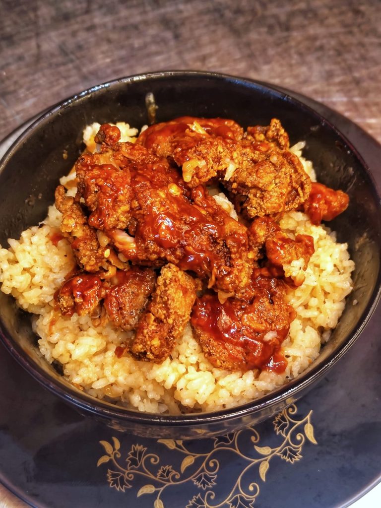 Crispy chicken Rice Bowl